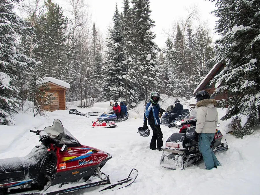Snowmobile Trails on the North Shore MN